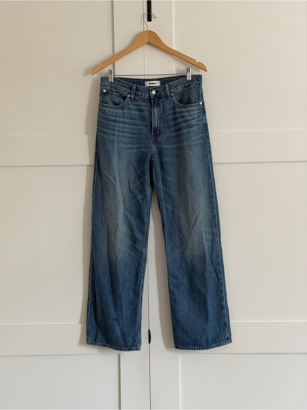 NWOT Madewell The Low-Slung Baggy Jean in Airy Denim 27 - Picture 3 of 8
